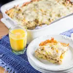 Overnight Sausage Egg Cheese Breakfast Casserole