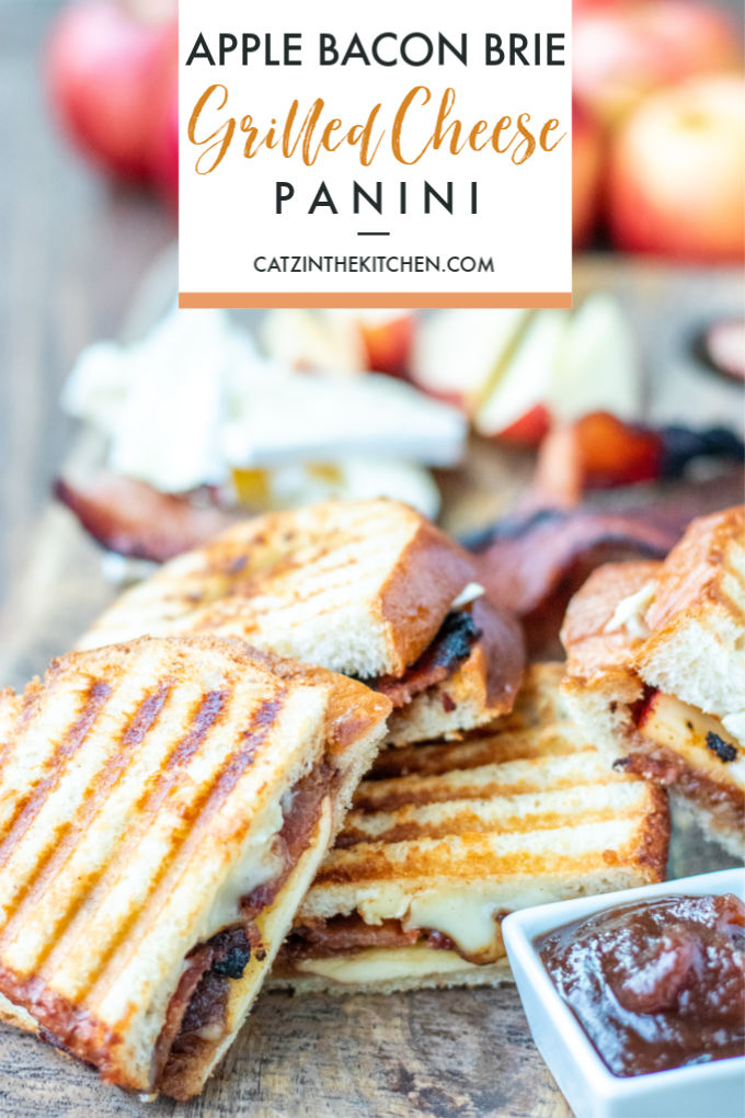 Apple Bacon Brie Grilled Cheese Panini Recipe