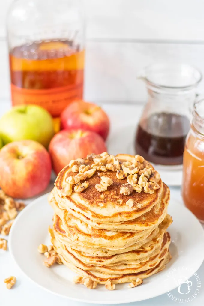 Apple Cider Pancakes - Dash of Herbs