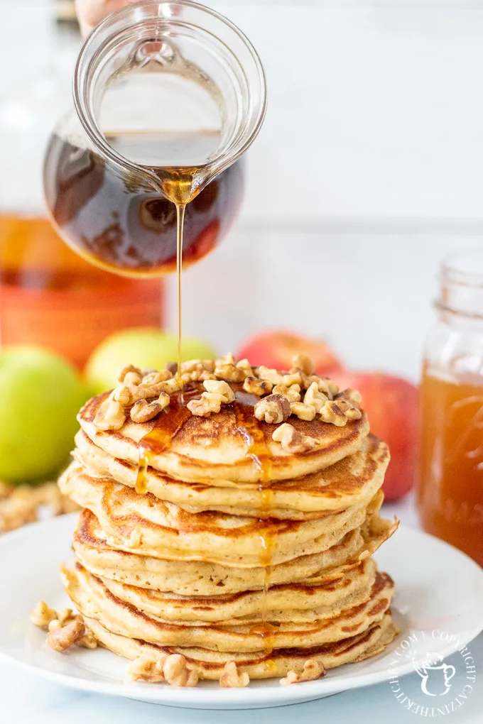 Spiced Apple Cider Pancakes