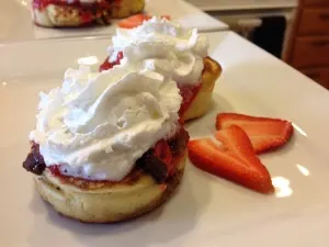 strawberry pancakes