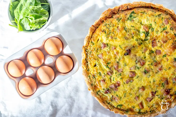 Once you try this classic ham and cheese quiche version of this tasty breakfast pie, you’ll want to make a different one for every morning of the week!