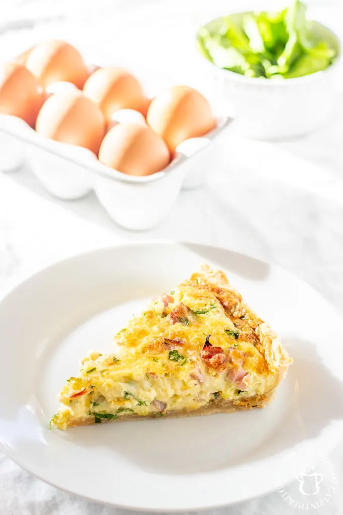 Once you try this classic ham and cheese quiche version of this tasty breakfast pie, you’ll want to make a different one for every morning of the week!