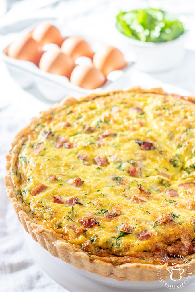 Once you try this classic ham and cheese quiche version of this tasty breakfast pie, you’ll want to make a different one for every morning of the week!