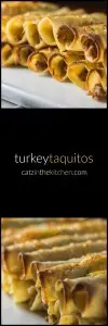 Turkey Taquitos | Catz in the Kitchen | catzinthekitchen.com | #taquitos #turkey #Mexican