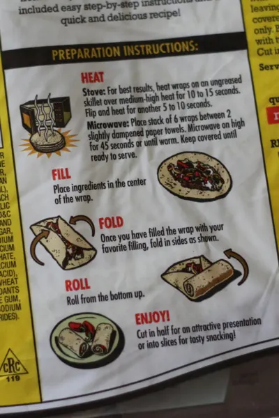 how to roll a wrap 