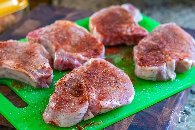 seasoned pork chops