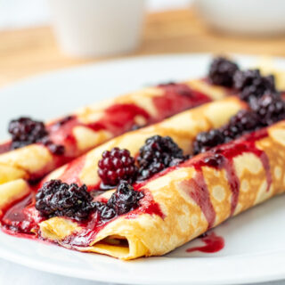 Berries and Cream Crepes