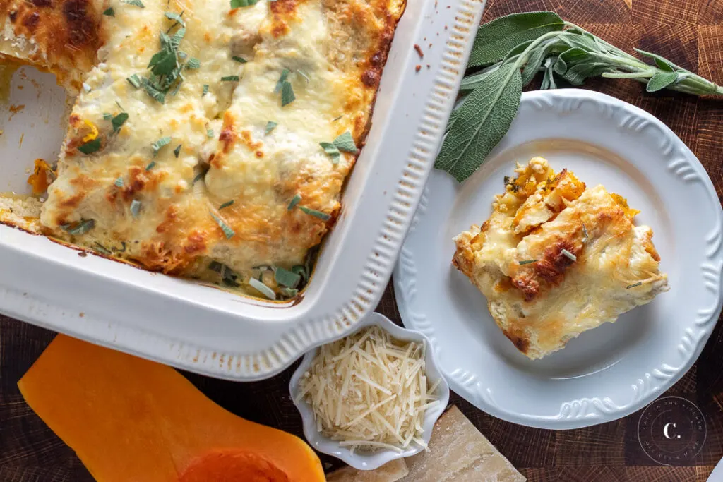 Butternut Squash and Sage Lasagna recipe 