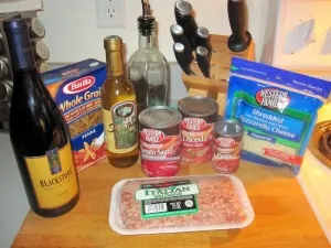 baked penne ingredients