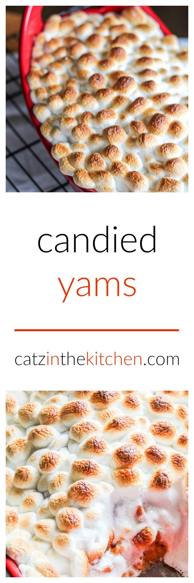 Candied Yams | Catz in the Kitchen | catzinthekitchen.com | #holidays #recipe #yams #Thanksgiving