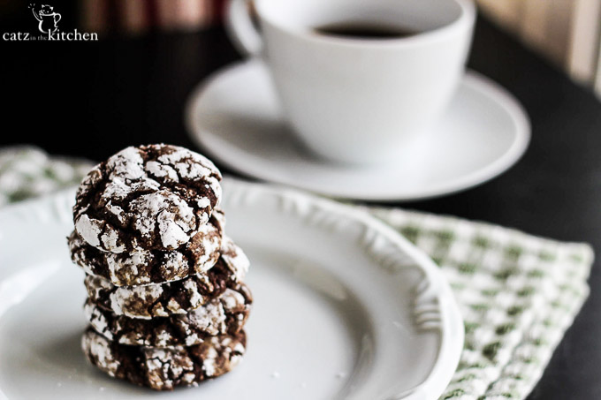 Fudgy Cappuccino Crinkles