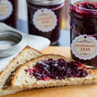 Homemade Marionberry Freezer Jam