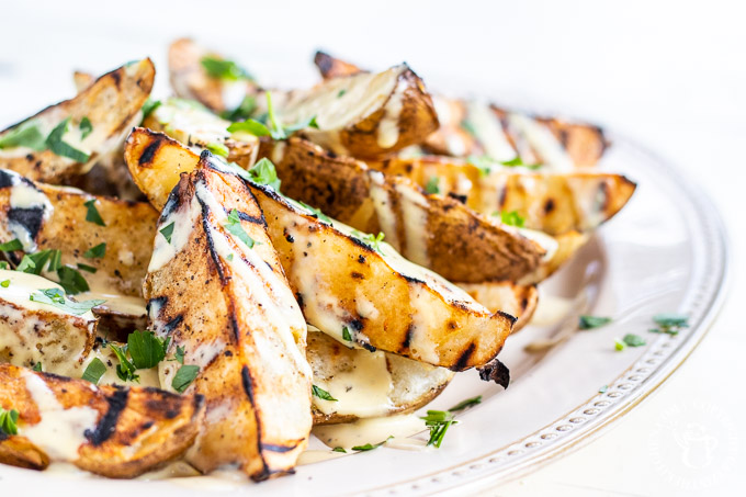 This recipe for smoky grilled potato wedges is a fun and flavorful alternative to French fries that compliments any grilled meal!
