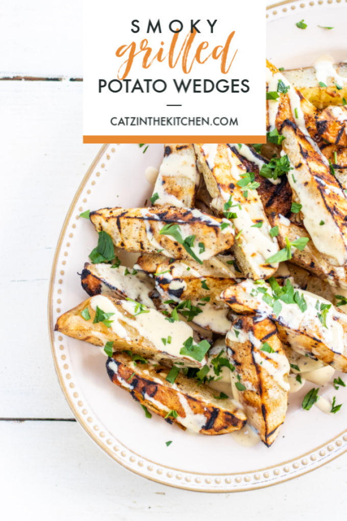 This recipe for smoky grilled potato wedges is a fun and flavorful alternative to French fries that compliments any grilled meal!