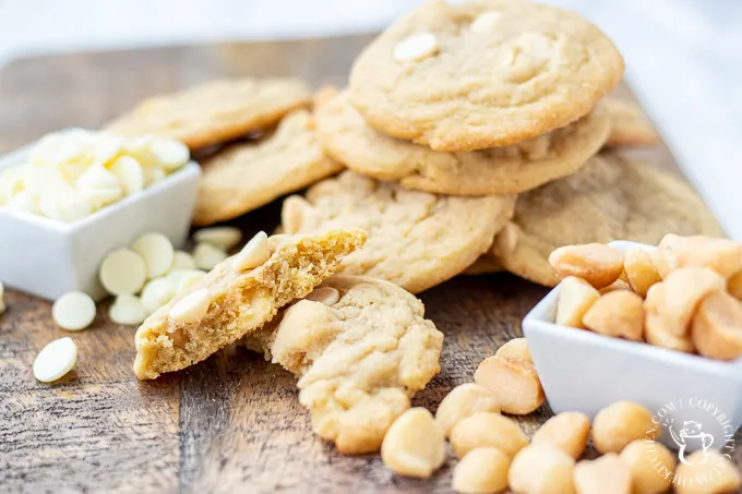 White Chocolate Macadamia Nut Cookies ingredients 