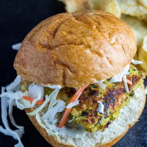 Avoid the fast food drive thru with this buttery, flakey, and crispy fish sandwich. You’ll be surprised at how much healthier and better tasting this is and you’ll be wanting to make this at copycat version all the time.