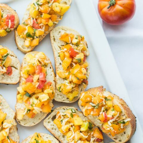 Heirloom Tomato Bruschetta