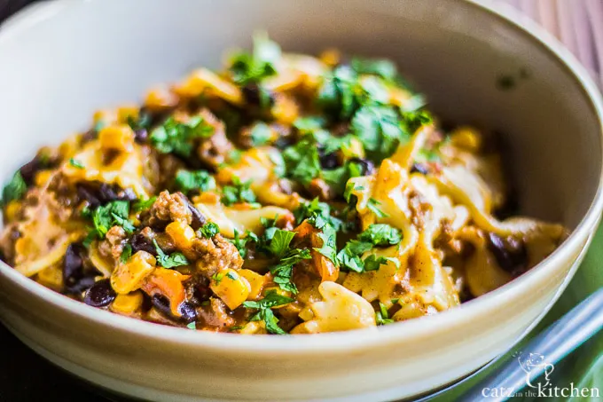 Tex-Mex Taco Pasta