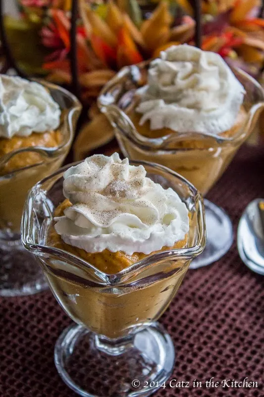 Pumpkin Cream Mousse - Catz in the Kitchen