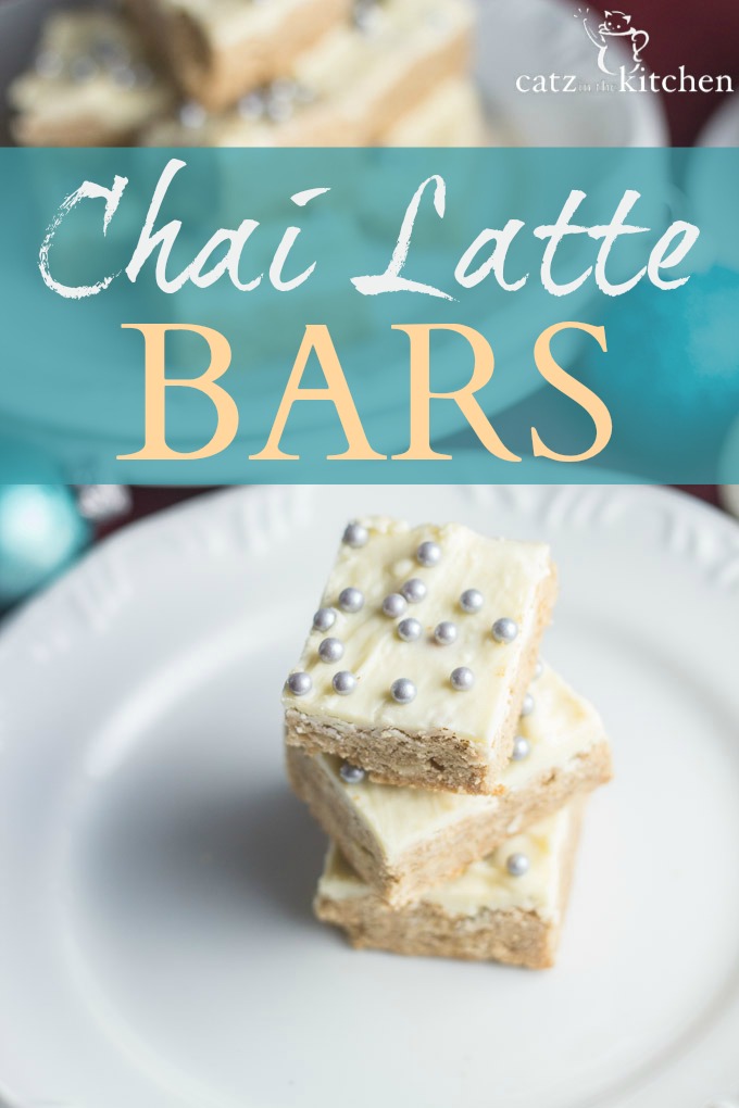 Chai Latte Bars | Catz in the Kitchen | catzinthekitchen.com | #chocolate #chai #latte
