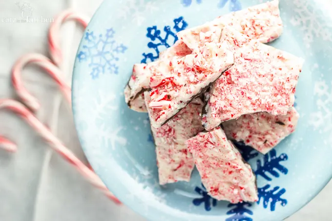 4 Ingredient Peppermint Bark