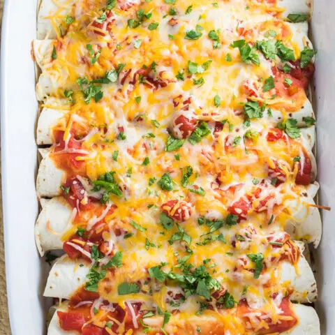 Cinnamon Chicken Enchiladas