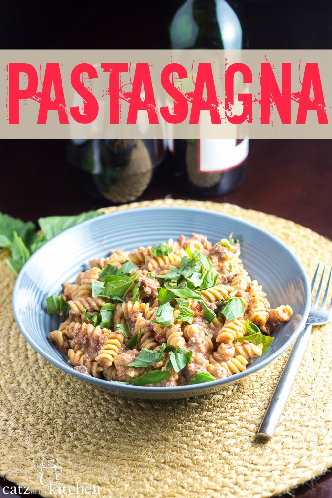 Pastasagna | Catz in the Kitchen | catzinthekitchen.com #pasta