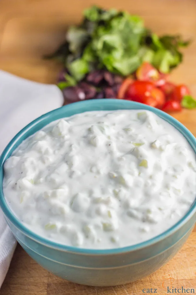 Tzatziki Sauce | Catz in the Kitchen | catzinthekitchen.com #Greek