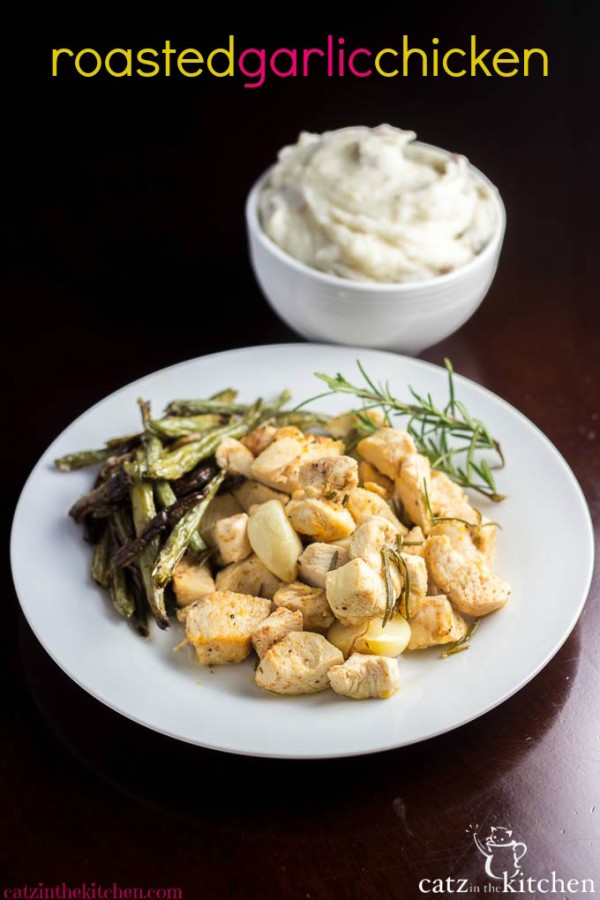 Roasted Garlic Chicken Catz in the Kitchen