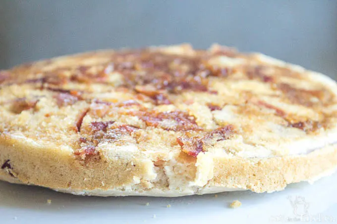 Bacon Upside Down Pancake | Catz in the Kitchen | catzinthekitchen.com #bacon