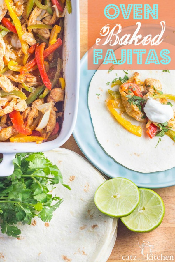 Oven Baked Fajitas Catz in the Kitchen