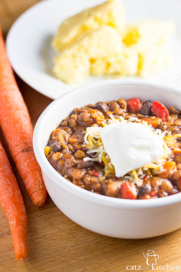 Black Bean & Lentil Chili Catz in the Kitchen