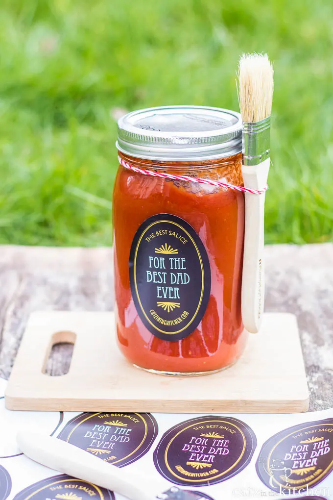 Homemade BBQ Sauce | Catz in the Kitchen | catzinthekitchen.com #fathersday