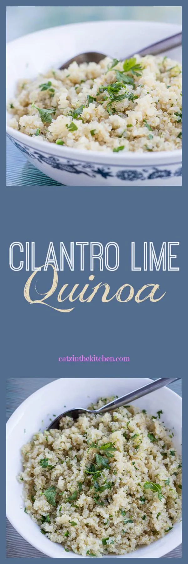 Cilantro Lime Quinoa | Catz in the Kitchen | catzinthekitchen.com #quinoa