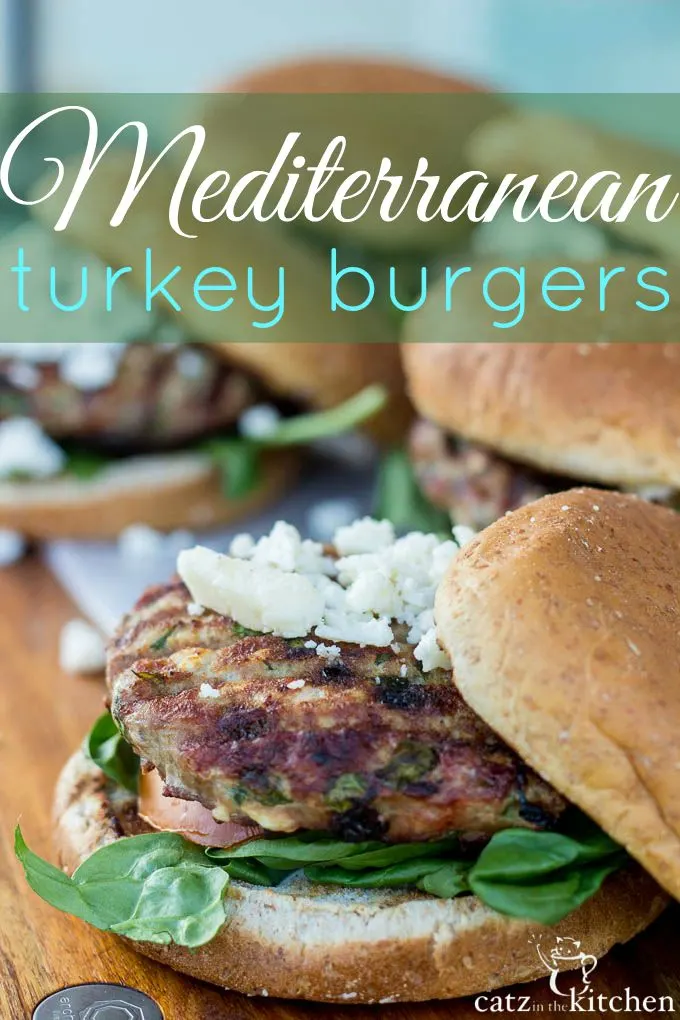 Mediterranean Turkey Burgers - Ahead of Thyme