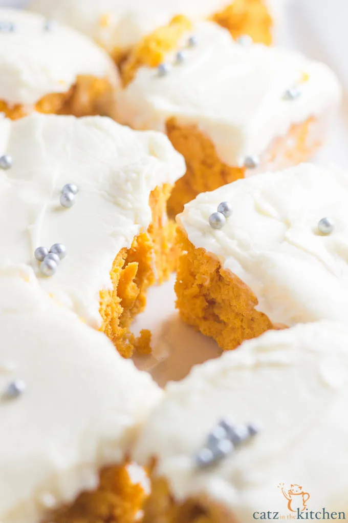 Maple Pumpkin Cake | Catz in the Kitchen | catzinthekitchen.com | #cake #fall #pumpkin