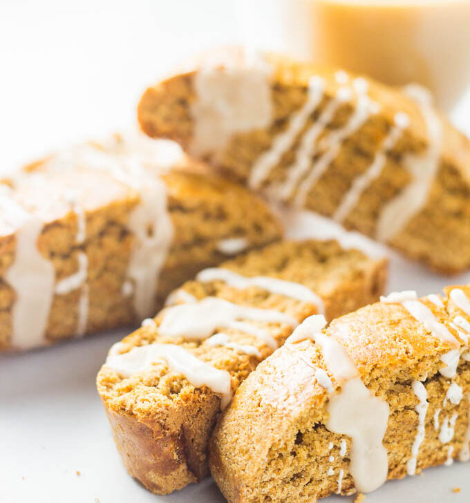 Iced Gingerbread Biscotti