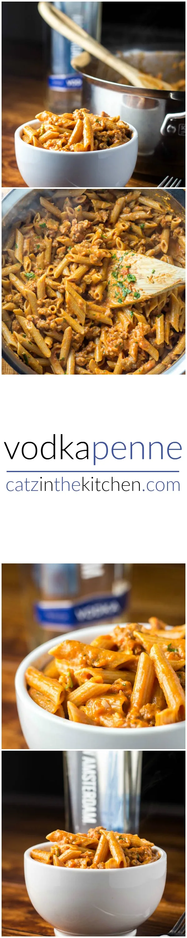 Vodka Penne | Catz in the Kitchen | catzinthekitchen.com | #penne #vodka #pasta