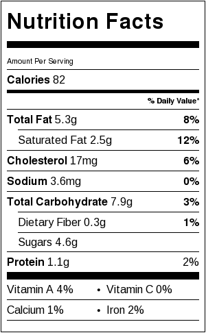 Eggnog Thumbprints Nutrition Facts | Catz in the Kitchen | catzinthekitchen.com | #cookies #eggnog #Christmas