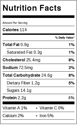 Nutrition Facts | Catz in the Kitchen | catzinthekitchen.com | #nutrition