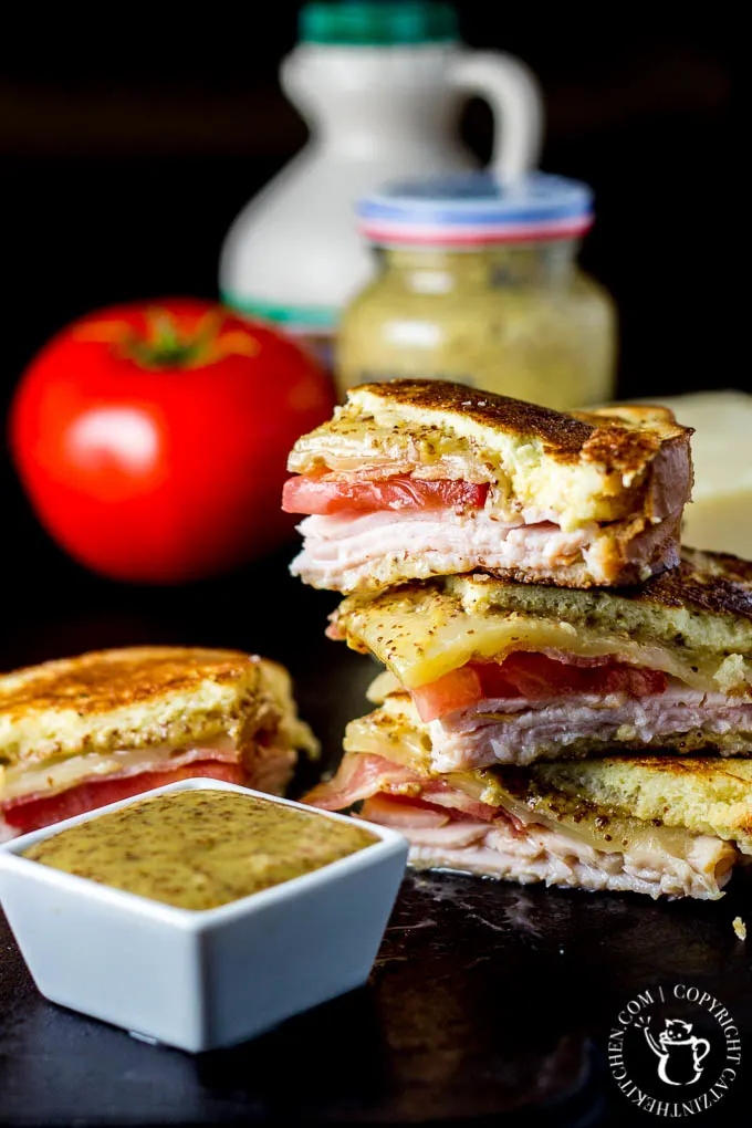 Monte Cristo Club | Catz in the Kitchen | catzinthekitchen.com | #montecristo #sandwich #club #recipe