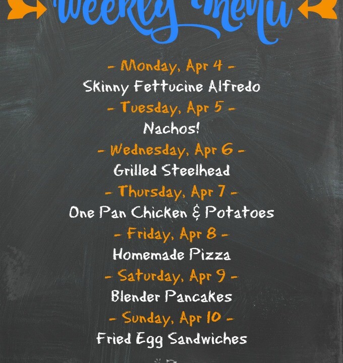 Weekly Menu | Catz in the Kitchen | catzinthekitchen.com | #menu #mealplan