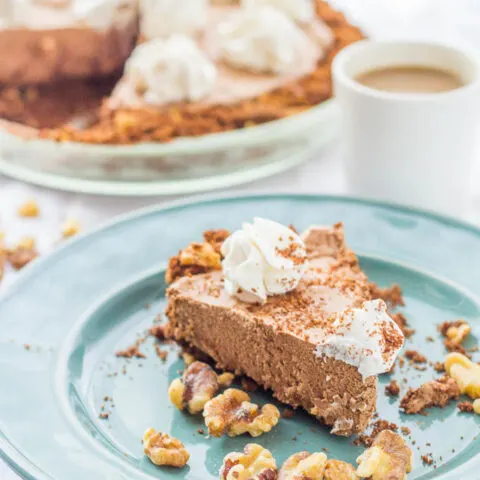 Chocolate Coffee Crunch Pie