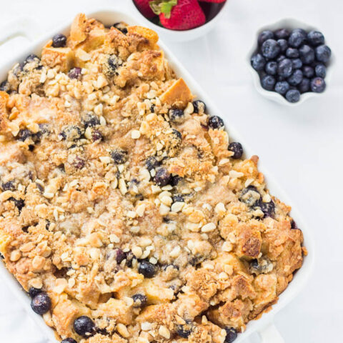 Overnight Blueberry French Toast