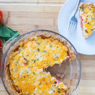 Tomato Basil Pie