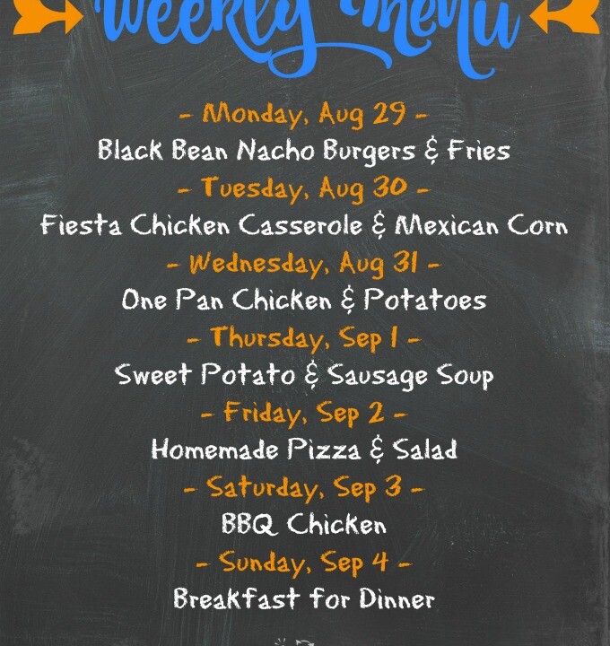 Weekly Menu | Catz in the Kitchen | catzinthekitchen.com | #menu #mealplan