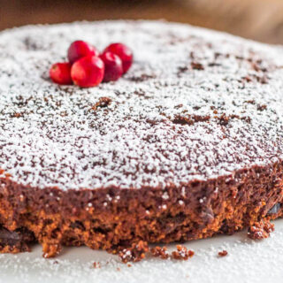 Chocolate and Cranberry Spice Cake