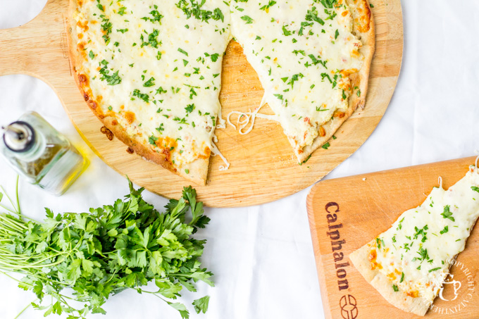 This carbonara pizza recipe is easy, quick, and inexpensive, with some strategic substitutions! Eggs, cheese, and bacon - how can you go wrong?