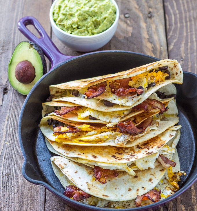 This breakfast quesadilla recipe is one of our family's most requested 